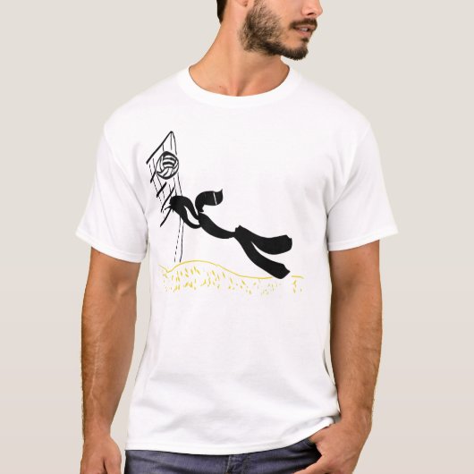 T-shirt Volleyball de plage (Devant)
