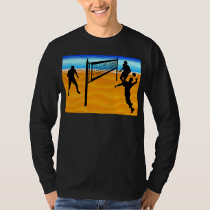 T-shirt Volleyball de plage