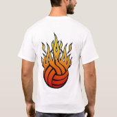 T-shirt Volleyball flamboyant (Dos)