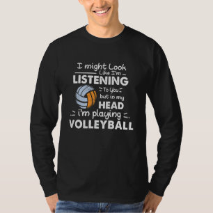 T-shirt Volleyball Funny Beach Sport Joueur Sarcasme