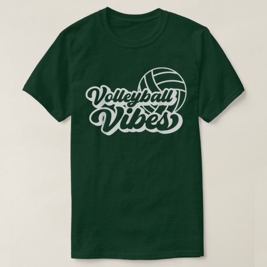 T-shirt Volleyball Game Day Vibes Volleyball Season For Me (Design devant)