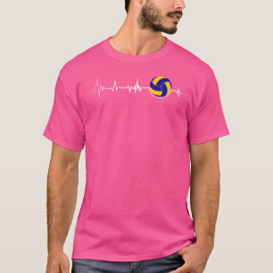 T-shirt Volleyball Heartbeat Sports Lover
