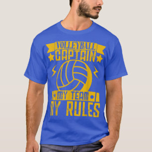 T-shirt Volleyball hommes et femmes Capitaine de mon équip