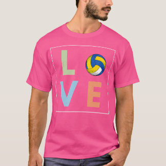 T-shirt Volleyball Love Volleyball n Girl Fun Volleyball