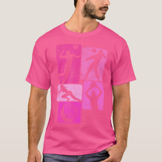 T-shirt Volleyball Maman Joueuse de vie Femmes et filles J