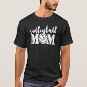 T-shirt Volleyball Maman Sport Ball Maman Fête des mères (Devant)