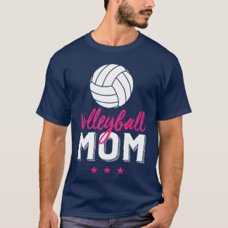 T-shirt Volleyball Mom Proud Mother And Sports Parents fam