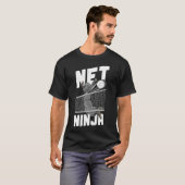T-shirt Volleyball Net Ninja Ninja Vintage (Devant entier)