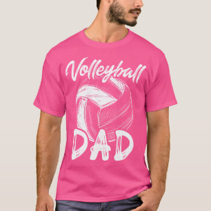 T-shirt Volleyball Papa Pour Hommes Famille Correspondant