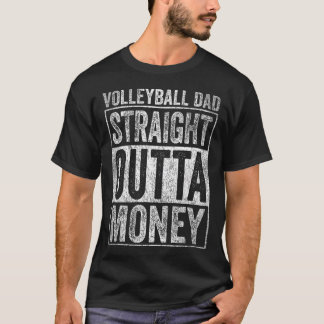 T-shirt Volleyball Papa tout droit sorti de