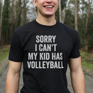 T-shirt Volleyball Parent Volleyball Maman Papa Drôle