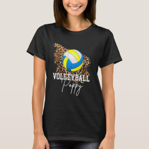 T-shirt Volleyball Poppy Leopard Heart