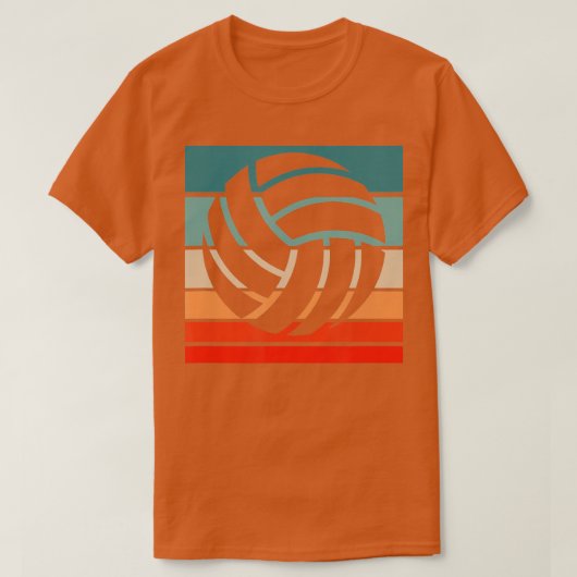 T-shirt Volleyball Retro Style Vintage (Design devant)