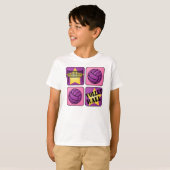 T-shirt Volleyball rose (Devant entier)