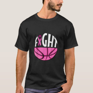 T-shirt Volleyball rose combat rose Ruban rose cancer du s