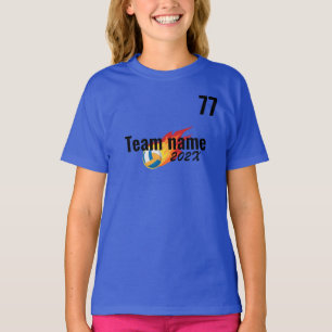 T-shirt volleyball Sport Équipe de terrain Journée de Chev