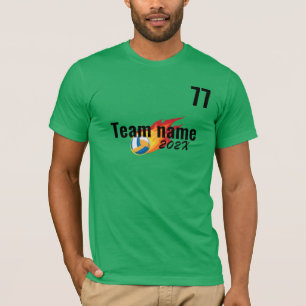 T-shirt volleyball Sport Équipe de terrain Journée de Chev