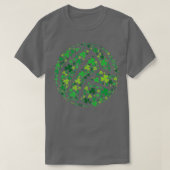 T-shirt Volleyball St Patricks Day Shamrock Clover Irish G (Design devant)