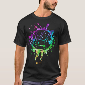 T-shirt Volleyball Tie Dye Girls Distressed Ball