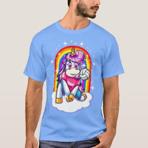 T-shirt Volleyball Unicorn Sports mignonne Team Player Coa