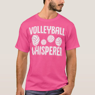 T-shirt Volleyball Whisperer Funny Baller Court Jeu Amoure