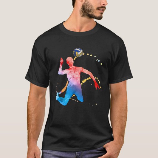 T-shirt Volleyballer Graphic Beach Volleyball (Devant)