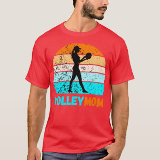 T-shirt VolleyMom Volleyball mère3