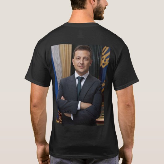 T-shirt Volodymyr Oleksandrovych Zelenskyy Ukraine T-Shir (Dos)