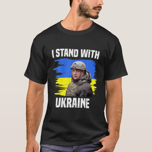 T-shirt Volodymyr Zelensky Pas Tous Les Héros Portent Capu (Devant)