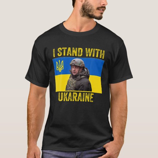 T-shirt Volodymyr Zelensky Pas Tous Les Héros Portent Capu (Devant)