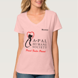 T-shirt Volontaire de logo d'APAL - coutume/nom