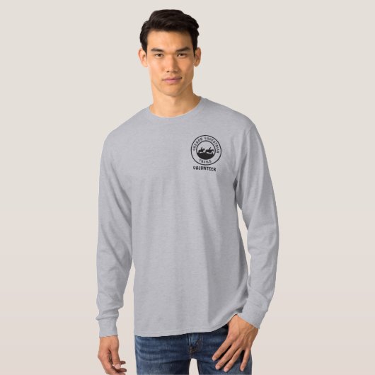 T-shirt volontaire d'équipage de traînée (Devant entier)