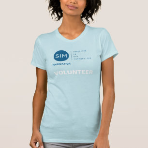 T-shirt Volontaire du logo de la Fondation SIM