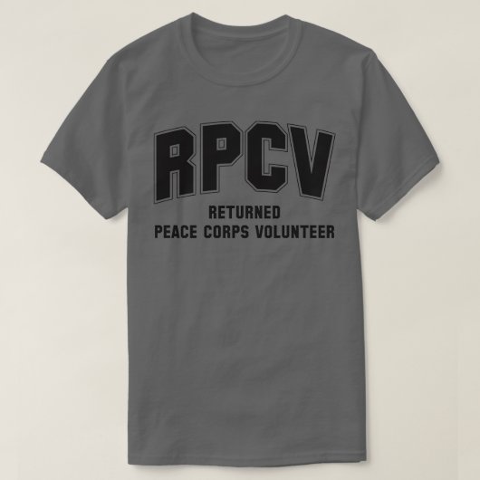 T-shirt Volontaires du Corps de la Paix (Design devant)