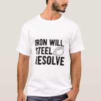 Volonté de Fer Résolution d'Acier Football Motivat