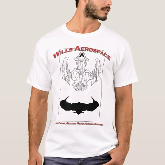 T-shirt Volontés aérospatiales (Devant)