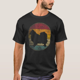 T-shirt Volpino Italiano Chien Gif Retro Style Vintage les