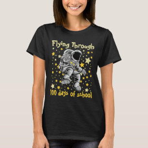 T-shirt Vols À Travers 100 Jours D'École 100E Jour Astron