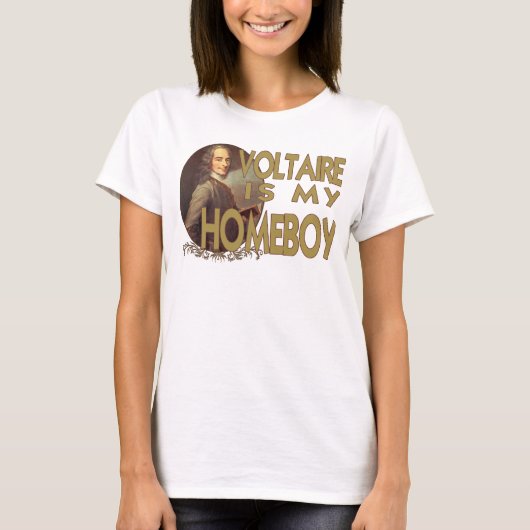 T-shirt Voltaire est mon Homeboy (Devant)