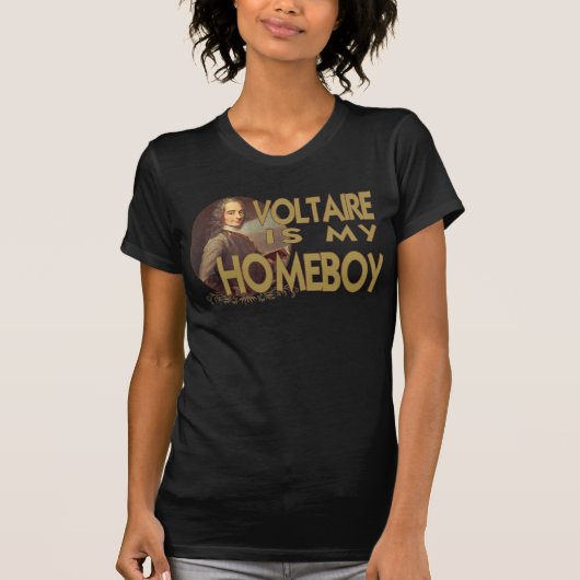 T-shirt Voltaire est mon Homeboy (Devant)