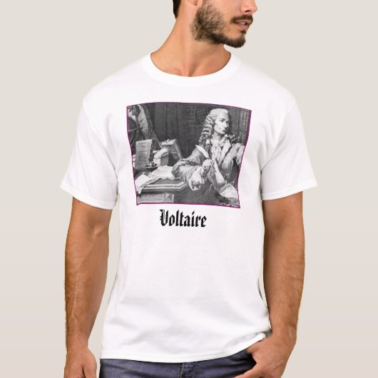 T-shirt Voltaire, Voltaire (Devant)