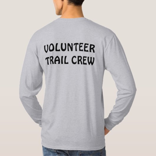T-shirt Volunteer Trail Crew (Achterkant)