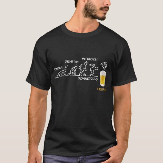 T-shirt Volution de la bière (Devant)