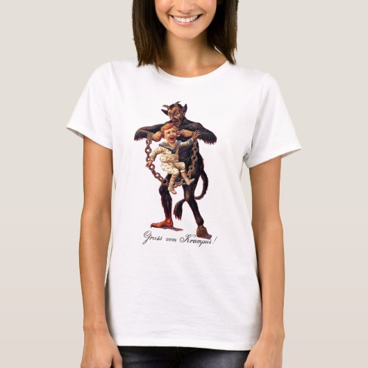 T-shirt Vom de Gruss (salutations de) Krampus (Devant)