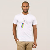 T-shirt vomissant #2 de licorne (Devant entier)