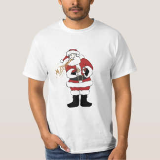 T-shirt vomissant de Père Noël