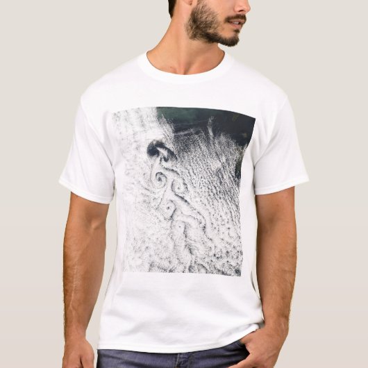 T-shirt Von Karmann nuages vortices (Devant)