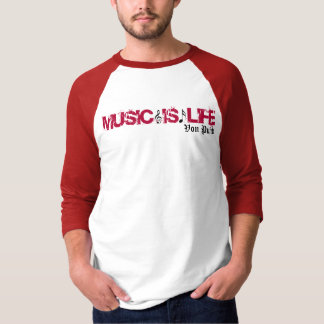 T-shirt Von Punk, manche 3/4 longueur homme.