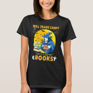 T-shirt Vont Échanger Des Bonbons Pour Des Livres Hallowe