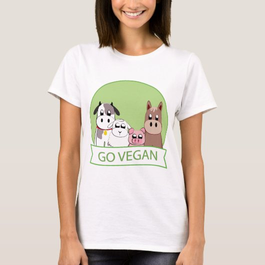 T-shirt Vont le végétalien (Devant)